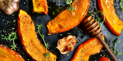 Pompoen uit de oven